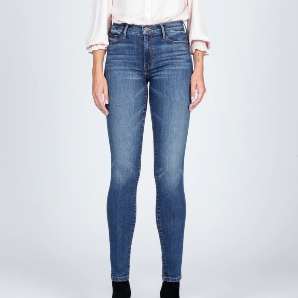 Black Orchid Gisele High Rise Skinny - Electric Thunder Size 28